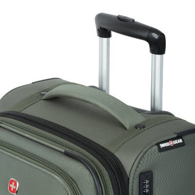 SWISSGEAR Zurich Softside Carry On Spinner Suitcase - Green (LOCAL PICKUP ONLY)