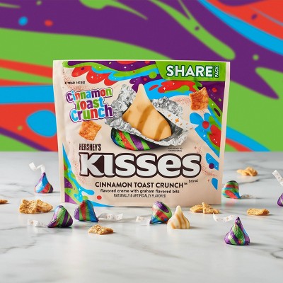 Hershey's Kisses Cinnamon Toast Crunch Candy - 9oz