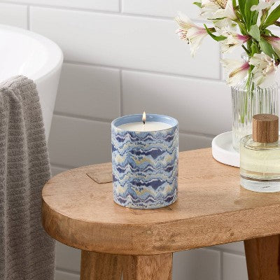 Printed Ceramic Cashmere Vanilla Jar Candle 12.3oz - Threshold