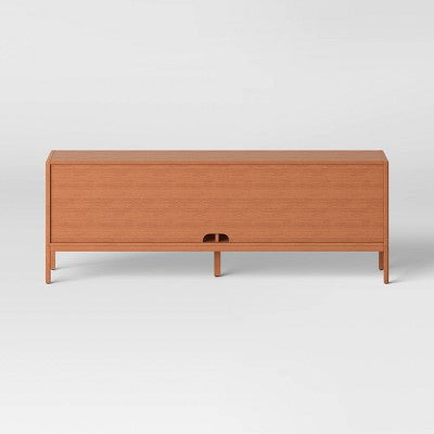 Minsmere TV Stand for TVs up to 70" Natural - Threshold: Boho-Chic Media Console with Storage (LOCAL PICKUP ONLY)