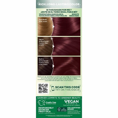 Garnier Nutrisse Nourishing Permanent Hair Color Creme - 56 Medium Reddish Brown