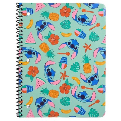 Disney 8"x10.5" Stitch Wide Rule Single Subject Notebook