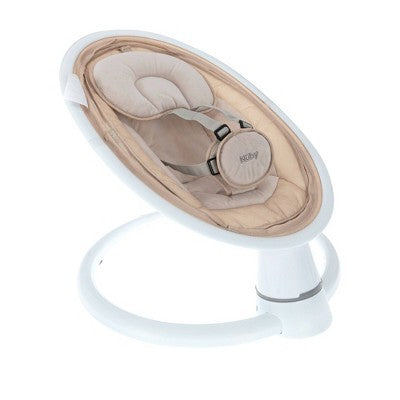 Nuby Auto Baby Swing with Mosquito Net and Canopy Pillow - Beige (LOCAL PICKUP ONLY)