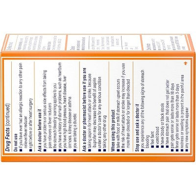 Motrin Ib Pain & Fever Relief Ibuprofen 200 Mg 80 Liquid Gels