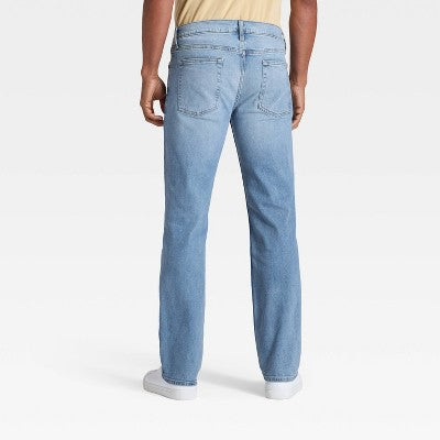 Men's Slim Straight Fit Jeans - Goodfellow & Co Indigo Blue 32x32