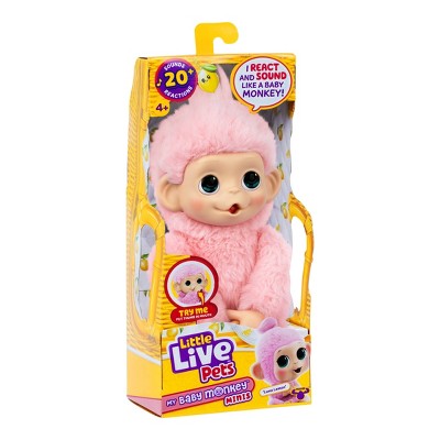 Little Live Pets My Baby Monkey Minis - Luna Lemon