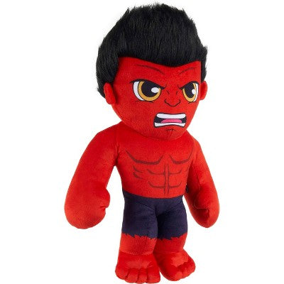 Marvel Plush Talkers Red Hulk Soft Toy, 11.75" Collectible Figure with Sounds