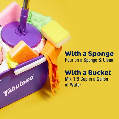 Fabuloso Limited Edition Winter Mint Multi-Purpose Cleaner, 2X Concentrated Formula, Floor Cleaner - 33.8 fl oz Bottle