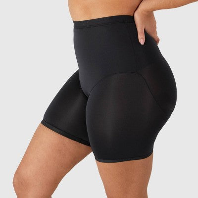 Maidenform Women's Shapewear  2pk Firm Shaping Black/Nude S: