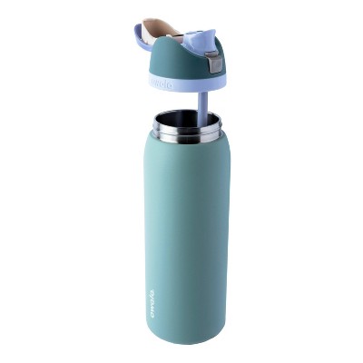 Owala 40oz FreeSip Stainless Steel Water Bottle - Misty Meadow: Insulated, Leakproof, BPA-Free