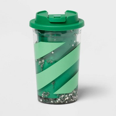 Kids' 12 fl oz Snowglobe Tumbler Mint - Pillowfort