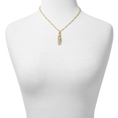 Kendra Scott Janie Small Long Pendant Necklace - Gold/Silver