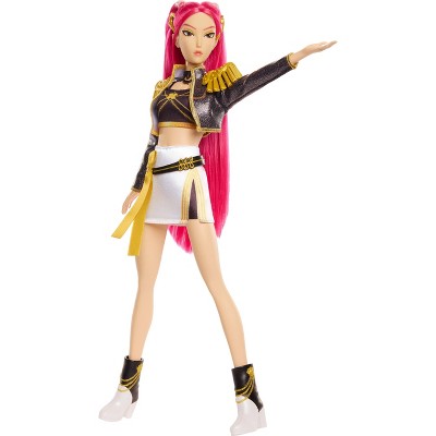 KPop Demon Hunters HUNTR/X Mira Golden Singing Doll in Removable Outfit and 5 Posable Joints
