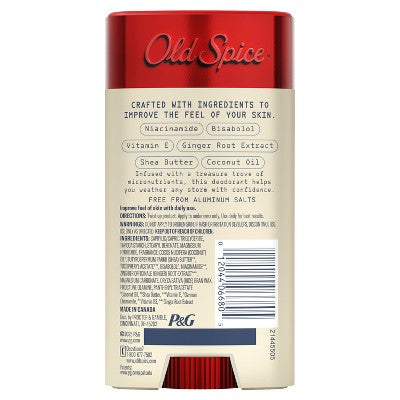 Old Spice Men's Aluminum-Free All Day Freshness Windborn Collection Deodorant - Coastal Vanilla - 3oz