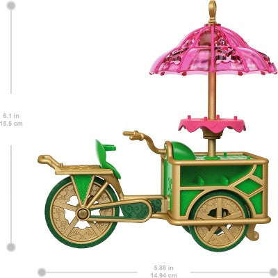Universal Pictures' Wicked Emerald City Dessert Cart Toy with Cart, Small Doll & 7 Accessories