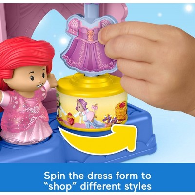 Fisher-Price Little People DISNEY Princess Shimmer & Glow Dress Shop Toddler Playset & 2 Figures