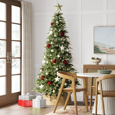 7.5' Pre-Lit LED Balsam Fir Artficial Christmas Tree with Color Changing, Flashing, Fading Lighting Effects - Wondershop (LOCAL PICKUP ONLY)