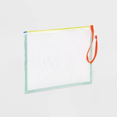 Colorblock Large Pouch - Shade & Shore White