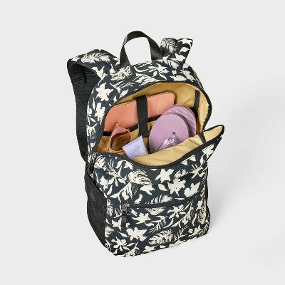 23L Tween Crinkle Backpack - All In Motion Floral: Water Repellent, Botanical Pattern