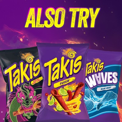 Takis Blue Heat Tortilla Chips Fiesta Size Bag - 17oz