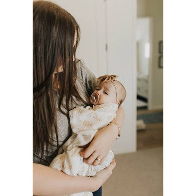 Little Unicorn Deluxe Muslin Swaddle Blanket - Rainbow Gingham - 2pk