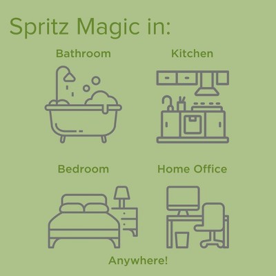 Citrus Magic Assorted Sprays Air Fresheners Peach/Dragonfruit/Grapefruit/Citrus & Sage - Non-Powered Liquid - 3oz/4ct