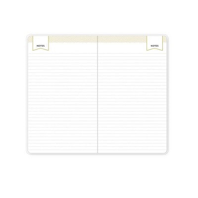 Blue Sky Day Designer 2026-2027 Monthly Planning Calendar 3.625"x6.125" Marjorie Floral Clear