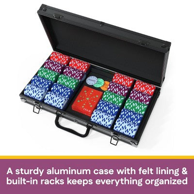 Spin Master Games 400-Piece Poker Set in an Aluminum Case