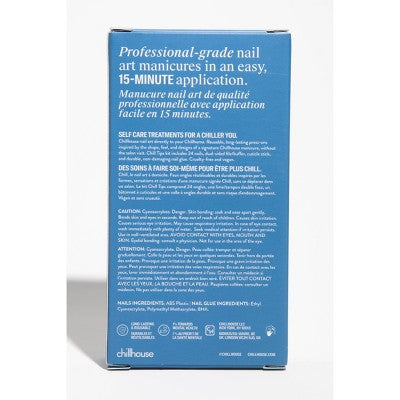 Chillhouse Chill Tips Fake Nails - Design Studio - Acid Wash - 24ct