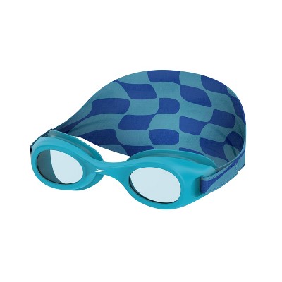 Speedo Glide with Fabric Strap Kids' Swim Googles - Laser Aqua/Celeste