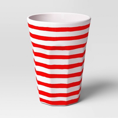19oz Melamine Tumbler Red Striped - Room Essentials