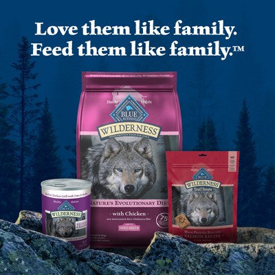 Blue Buffalo Wilderness High Protein Natural Small Breed Adult Dry Dog Food plus Wholesome Grains with Chicken - 4.5lbs