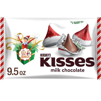 HERSHEY'S KISSES Christmas Chocolate Elf on the Shelf Laydown Bag - 9.5oz