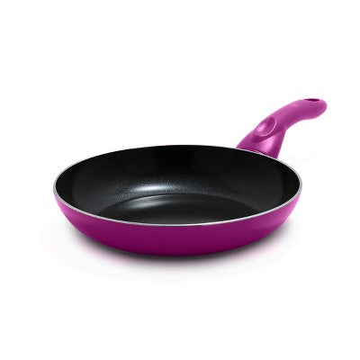 GreenLife Essentials 8" Ceramic Nonstick Aluminum Fry Pan Bright Pink: Dishwasher-Safe, Smooth Induction Compatible