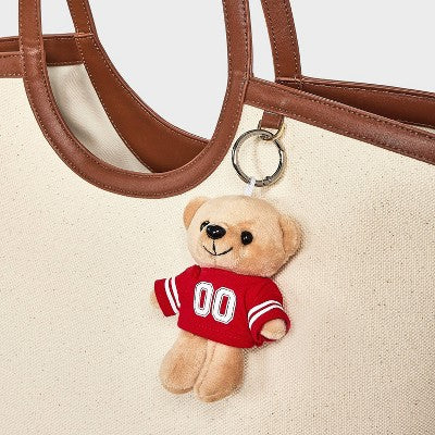 Game Day Bear Bag Charm - Wild Fable Red
