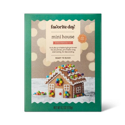 Christmas Mini House Gingerbread House Kit - 6.2oz - Favorite Day