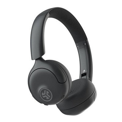JLab Go Lux Wireless On-Ear Headphones - Graphite: USB-C, Spatial Audio, Adjustable Headband