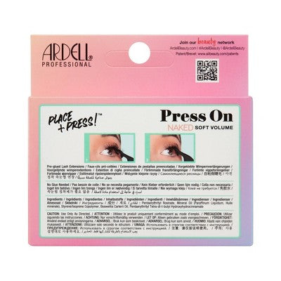 Ardell Press-On Mini Naked Soft Volume False Eyelashes - 12ct