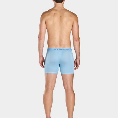 Pair of Thieves Men's Rayon Made From Bamboo 3pk Boxer Briefs - Dark Navy S