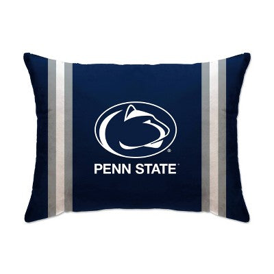 NCAA Penn State Nittany Lions Standard Stripe Logo Bed Pillow