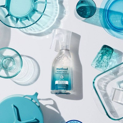 Method Super Shine Foaming Dish Spray Powered By Enzymes Dewy Daze - 16oz