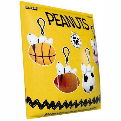 Super7 - Peanuts - Super Duper Plush Keychain Wv01A - 12pc Blind Bag Flat