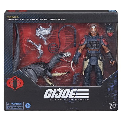 G.I. Joe Classified Series #196, Professor Rottclaw & Cobra Deinonychus Action Figures