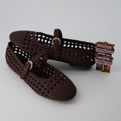 CUSHIONAIRE Windsor Woven Womens Flats with Adjustable Strap  6