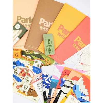 Keymaster Games Parks Roll & Hike Board Game: Creative Thinking, 1-4 Players, 30-Minute Play, Includes Cards & Dice