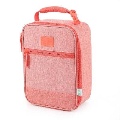 Fulton Bag Co. Upright Lunch Bag - Coral Crush: Polyester Zippered Sacks for All Ages