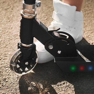 Jetson Jupiter 2.0 Kids' Kick Scooter with LED Lights - Black: Aluminum Frame, Adjustable Handlebar (LOCAL PICKUP ONLY)