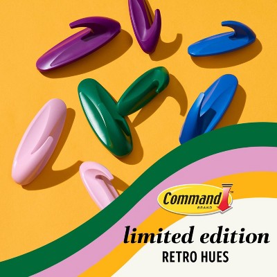 Command 2pk Damage-Free Medium Designer Hooks Lilac Lemonade