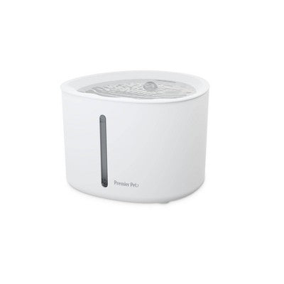 Premier Pet 110oz Dog and Cat Automated Fountain - White