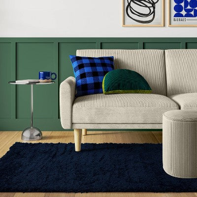 9" x 17" Half Moon Shaped Throw Pillow Green - Room Essentials